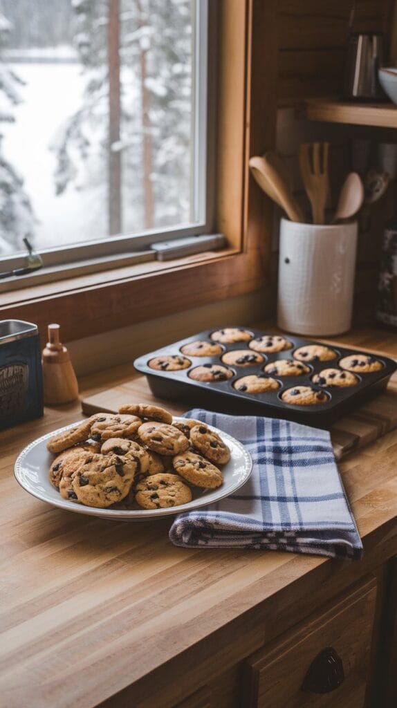 Indoor-Winter-Cabin-Activities-cookie-and-muffin-baking
