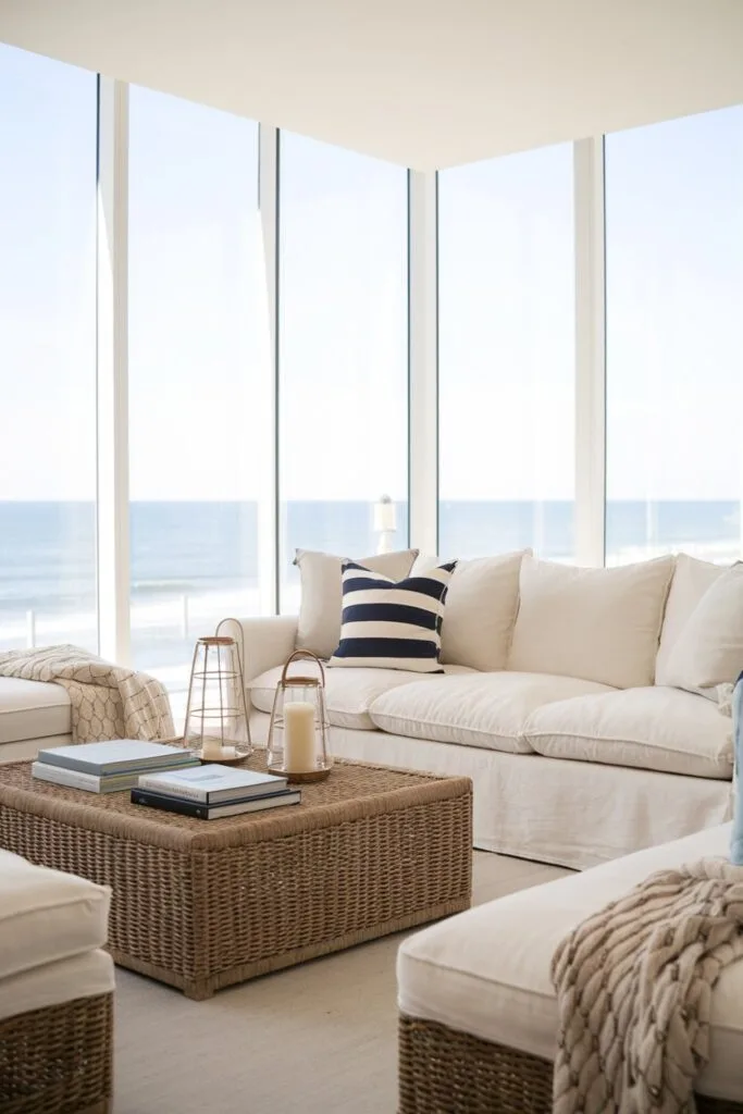 Waterfront-Home-Interior-Design-Styles-coastal-style-living-room-