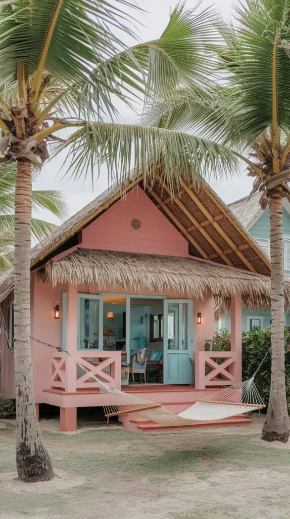 a-photo-of-a-pink-small-bungalow-beach-home-2
