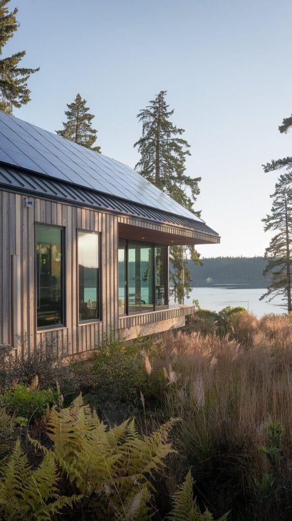 sustainable-lake-house-solar-panel-photo