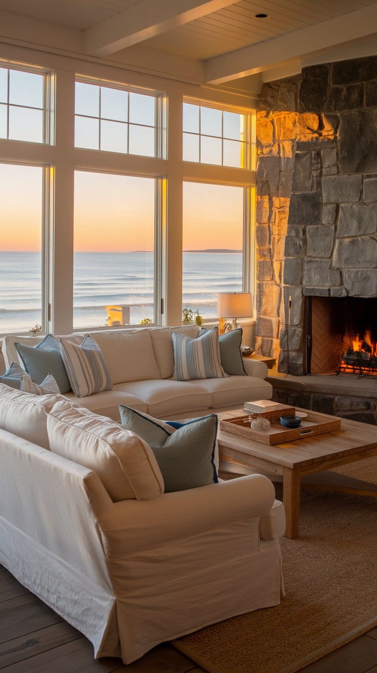 Fresh Look at 10 Cozy Coastal Cottage Living Rooms