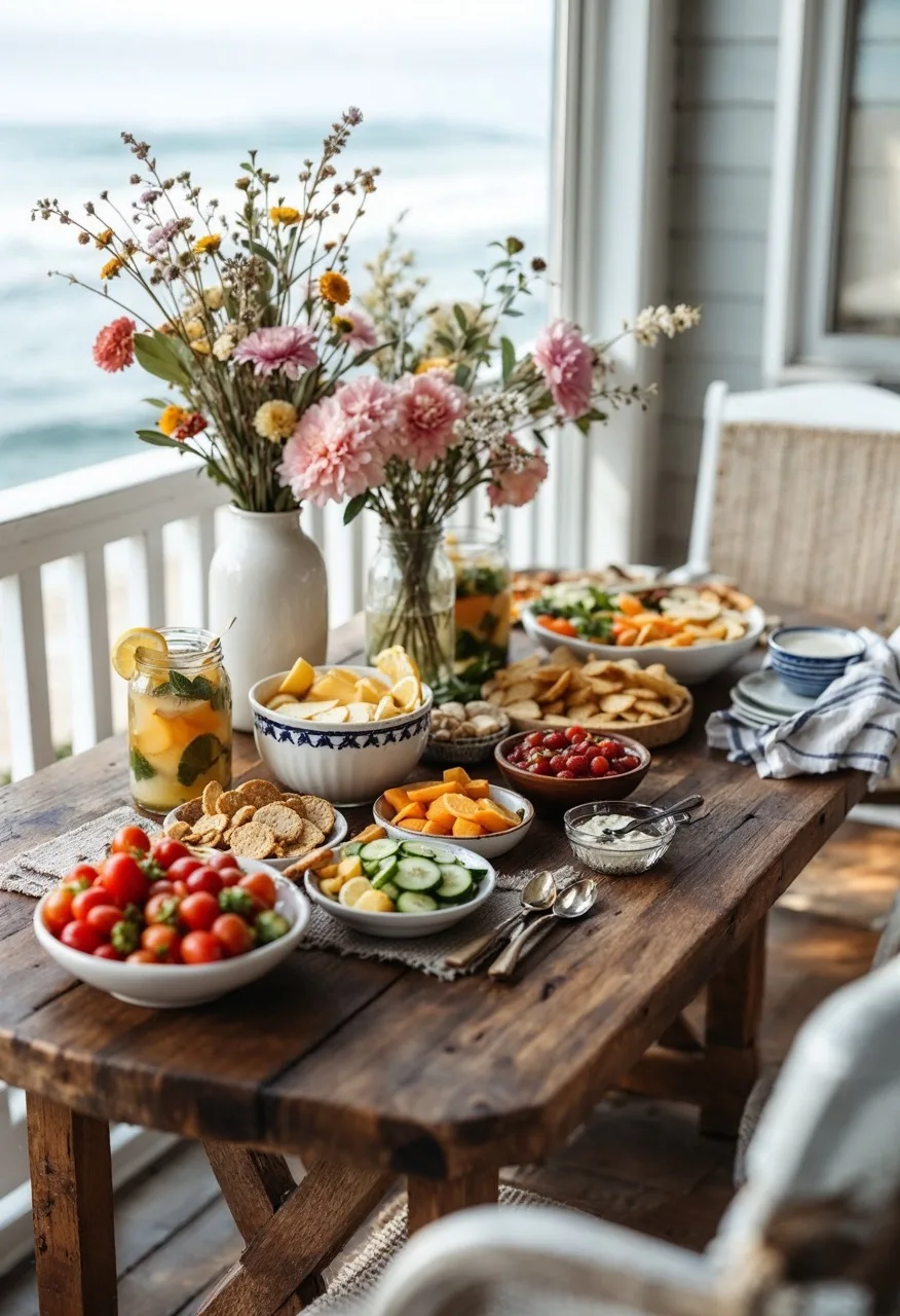 Snack-Table-on-beach-house-deck Large