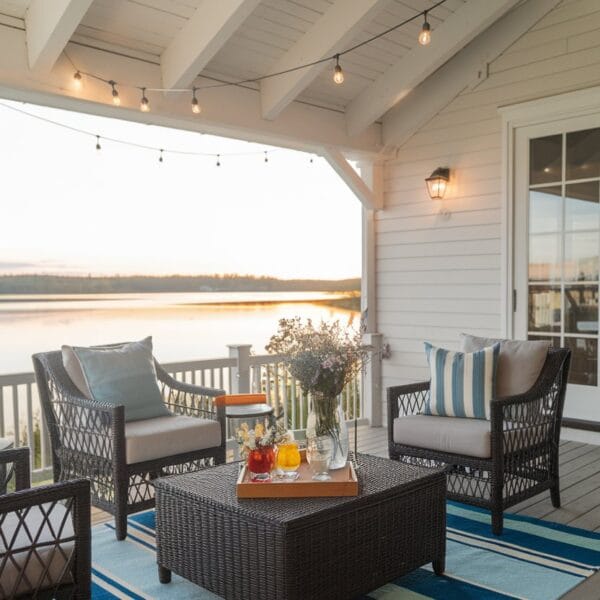 23 Outdoor Living Space Ideas for Beach & Lake Houses: The Ultimate Deck & Patio Checklist