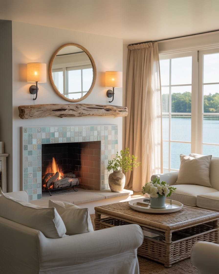 charming-coastal-living-room-fireplace-with-tile-surround Large