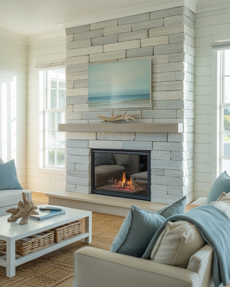 coastal-living-room-limestone-fireplace