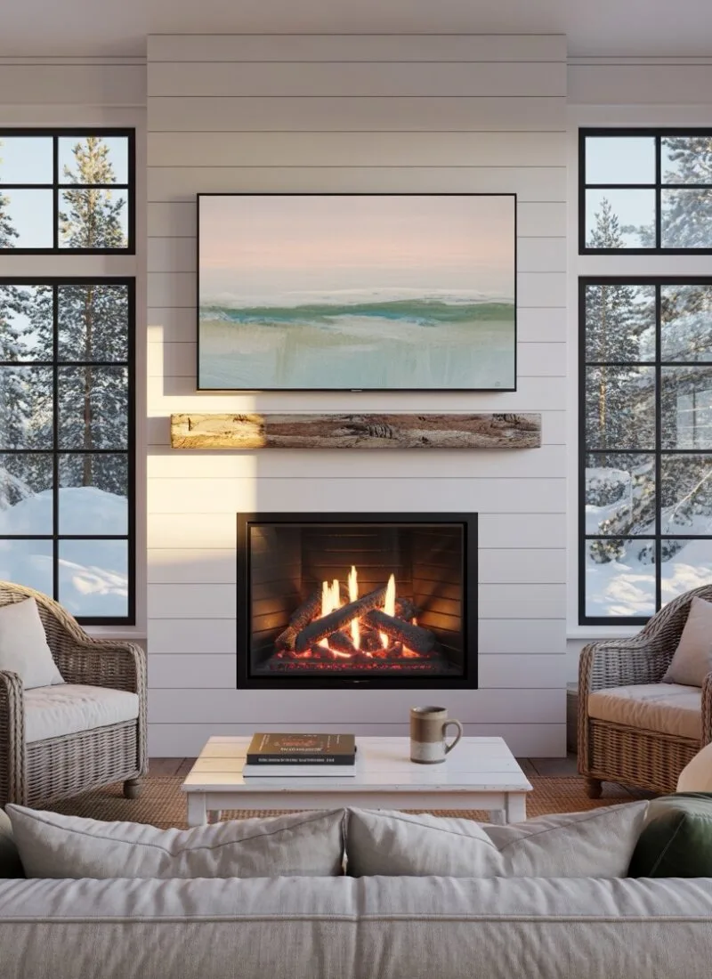 36 Fireplace Ideas for a Cozy Lake House or Coastal Cottage