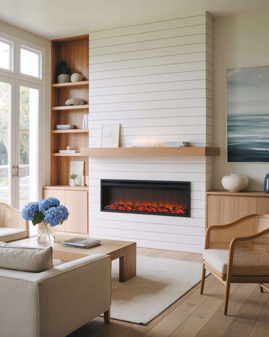 modern-coastal-living-room-fireplace-bookshelves